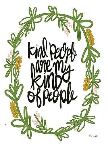 Kind People Art Print