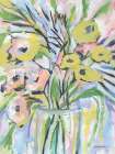 Floral Gold I Art Print
