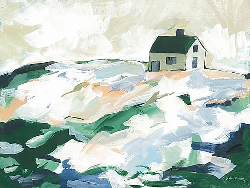 Along the Irish Coast Art Print by Jessica Mingo