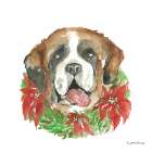 Christmas Pup Art Print