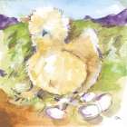 A Little Silkie Fluff Art Print