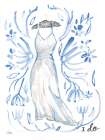 I Do Dress Art Print