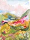 Pink Hills Art Print