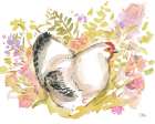 Beatrice the Brahma Chicken Art Print