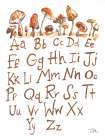 Mushroom ABC Chart Art Print