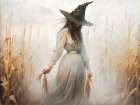 Harvest Witch Art Print
