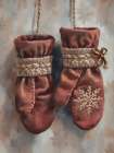 Red Mittens Art Print