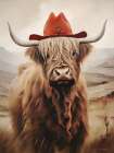 Highland Love Art Print