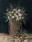 Bucket of Blooms Art Print