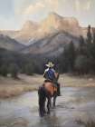 Free Range Rider Art Print