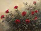 Ruby Roses Art Print