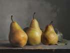 Three Pears Art Print