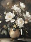 Cottage Peonies Art Print