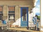 Front Porch Gathering Art Print