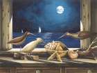 Moonlight Menagerie Art Print