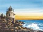 Sunset at Castle Hill Art Print