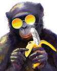 Go Bananas Art Print