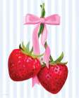 Bows and Berries Art Print