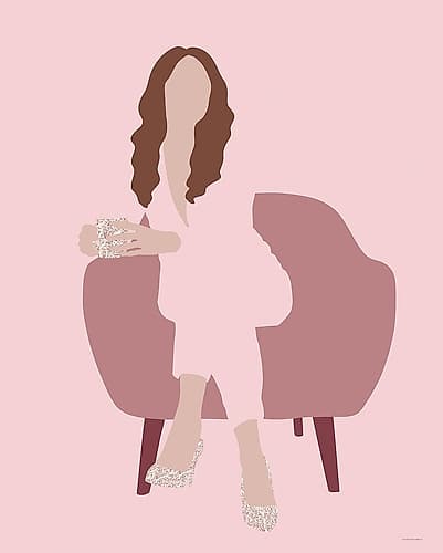 Lauren Art Print by Kamdon Kreations