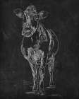Farm to Walls Cow Minimalist Print