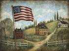 Saltbox Village Art Print