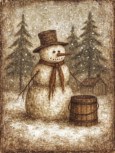 Winter Walk Art Print
