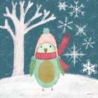Snow Bird Art Print