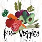 Fresh Veggies Art Print