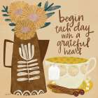 Begin Each Day with a Grateful Heart Art Print
