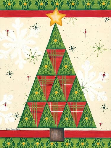 Triangle Tree Art Print