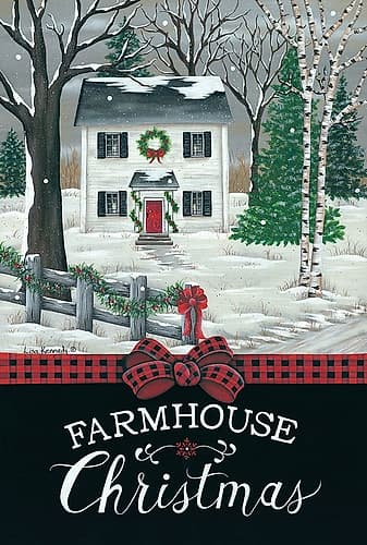 Farmhouse Christmas Art Print