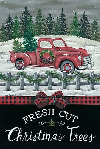 Fresh Cut Trees Art Print