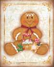 Gingerbread Sweets Art Print