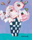Bouquet on Cornflower and Jade Art Print