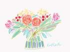 February Bouquet Art Print