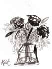 Shadow Blooms Art Print