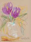 Lacey Lavender Art Print