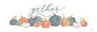 Pumpkins Gather Art Print