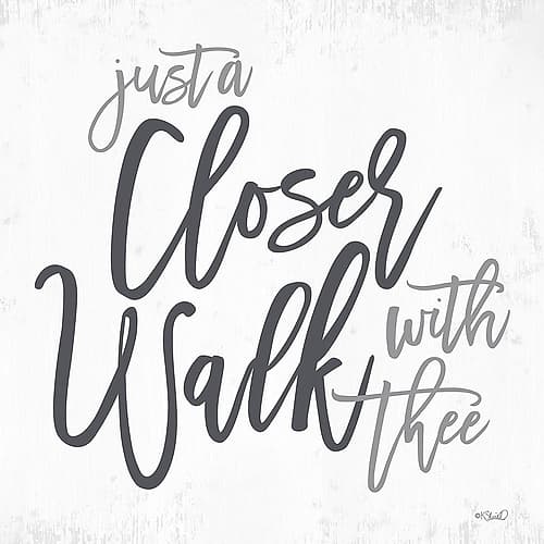 Closer Walk with Thee Art Print