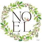 Noel Wreath Art Print