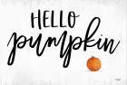 Hello Pumpkin Art Print