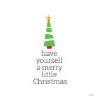 Merry Little Christmas Art Print