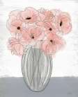 Poppies in Vase Art Print