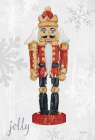Vintage Jolly Nutcracker Art Print