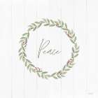 Peace Wreath Minimalist Print