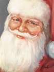 Jolly Old Santa Claus Art Print