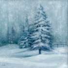 Where Winter Holds Still Art Print