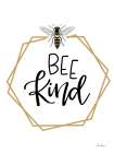 Geo Bee Kind Art Print