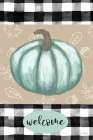 Welcome Blue Pumpkin Art Print
