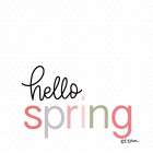 Hello Spring Art Print